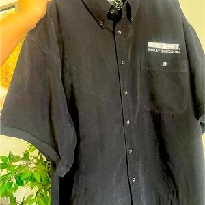 Extra large men’s Harley Davidson collar button up shirt Biker Men’s